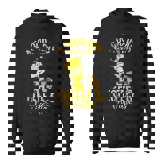 Une Bonne Journée Commence Avec Le Café Et Les Girafes Sweater e - Cadeauxyz