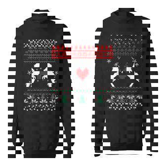 Unicorn Ugly Christmas Sweater Xmas Outfit Sweatshirt | Seseable UK