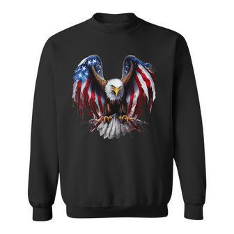 Us Flag As Eagle Usa Flag Sweatshirt - Geschenkecke