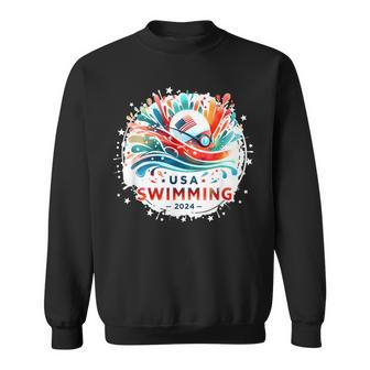 Usa 2024 United States Athlete American Swimming 2024 Usa Sweatshirt - Monsterry CA