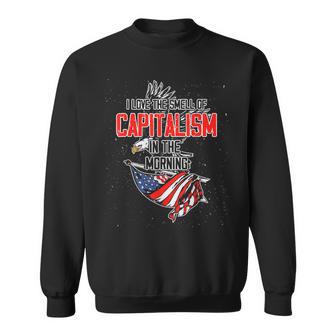 Usa Freiheit Aktien Ich Liebe Den Geruchon Kapitalism Sweatshirt - Geschenkecke