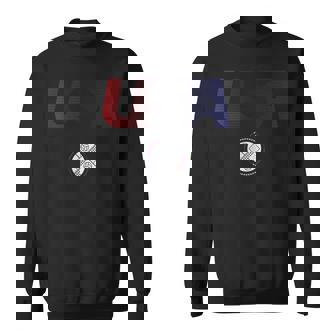 Usa Sports Beach Volleyball Motion Blank Fade Sweatshirt - Monsterry