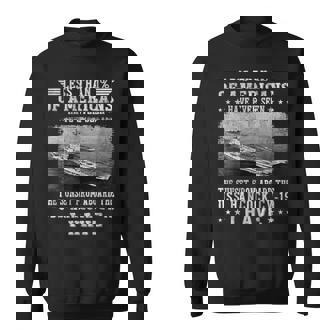 USS Hancock CV-19 Aircraft Carrier Sailor Veterans Day Papa Sweatshirt - Monsterry