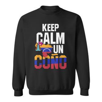 Venezuela Freedom Keep Calm Un Cono Banderaenezuela Sweatshirt - Geschenkecke