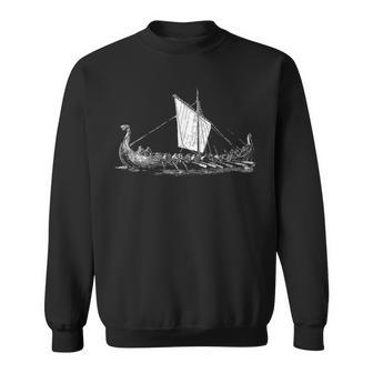 Viking Ship Nordic Mythology Nordmann & Walhalla Sweatshirt - Geschenkecke