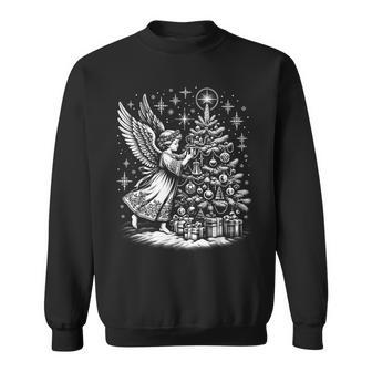 Vintage 1950S Christkind Christmas Angel Retro & Sweatshirt - Geschenkecke