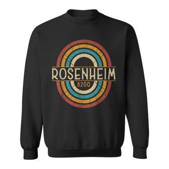 Vintage 8200 Rosenheim Retro Alte Postleitzahl Sweatshirt - Geschenkecke