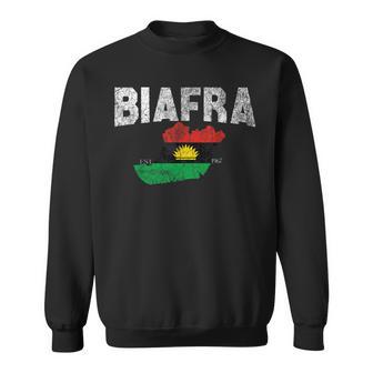 Vintage Biafra Flag Biafra Card Biafra Est 1967 Sweatshirt - Geschenkecke