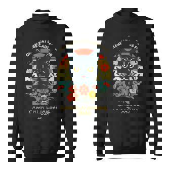 Vintage Childless Cat Ladies Cat Letters Cat Lettering 2024 Sweatshirt | Mazezy