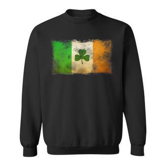 Vintage Flag Ireland Grunge Distressed Irish Top Sweatshirt - Geschenkecke