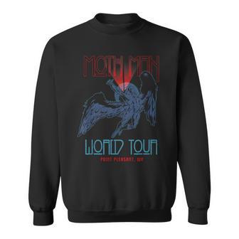 Vintage Mothman World Tour Point Pleasant Wv Moth Man Sweatshirt - Thegiftio UK