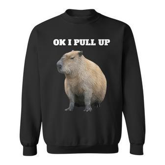 Vintage Ok I Pull Up Capybara Sweatshirt - Geschenkecke