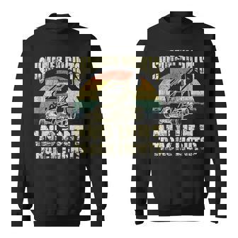 Vintage Retro Summer Nights And Dirt Track Lights Sweatshirt - Monsterry