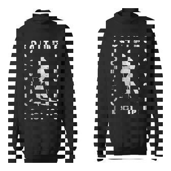 Vintage Snowshoe Solitude Escape Elevate Snowshoeing Sweatshirt - Monsterry