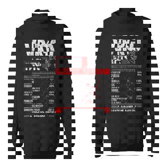 Virgo Facts Daily Value May Vary For Bday Celebrants Sweatshirt - Monsterry