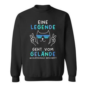 Volksschule 2024 Eine Legende Gehtom Gelände Sweatshirt - Geschenkecke