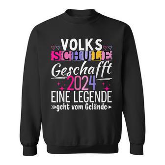 Volksschule Geschafft Abschlussolksschule 2024 Sweatshirt - Seseable