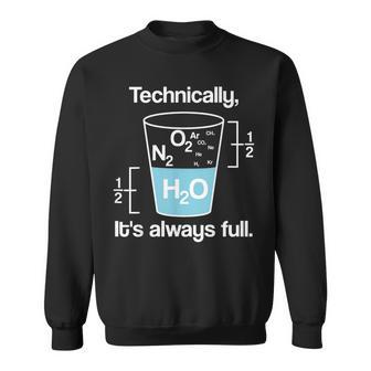 Volles Glas Chemie Sweatshirt - Geschenkecke