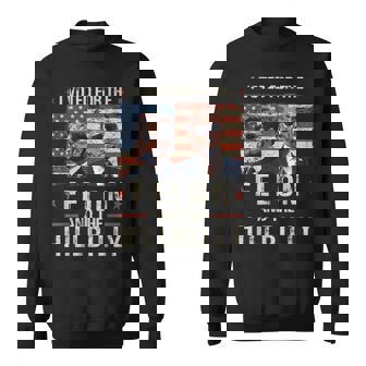 I Voted For The Felon And The Hillbilly 2024 Trump Vance Sweatshirt - Thegiftio UK