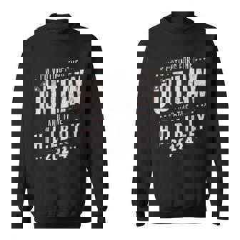 Voting For The Outlaw And The Hillbilly 2024 Sweatshirt | Mazezy