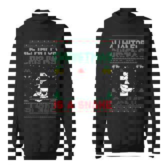 All I Want For Christmas Is A Snake Ugly Sweater Sweatshirt - Thegiftio