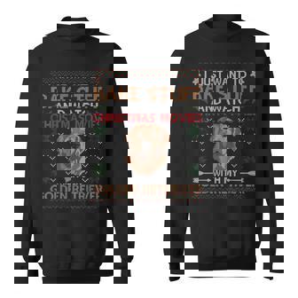 Watch Christmas Movie With My Golden Retriever Ugly Sweater Sweatshirt - Thegiftio