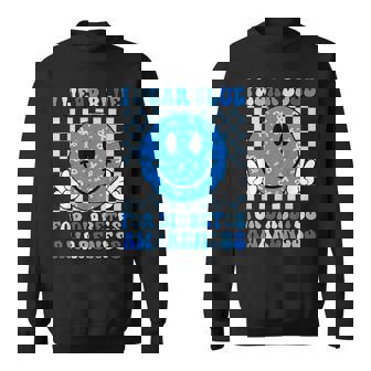 I Wear Blue For Diabetes Awareness Month T1d Type 1 Sweatshirt - Monsterry