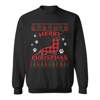 Weenie Christmas Dog Lovers Weiner Ugly Christmas Sweater Sweatshirt - Thegiftio UK