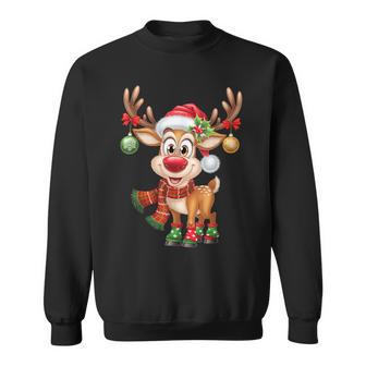 Weihnachten Rentier Rudolph Lustig Geschenk Sweatshirt - Geschenkecke