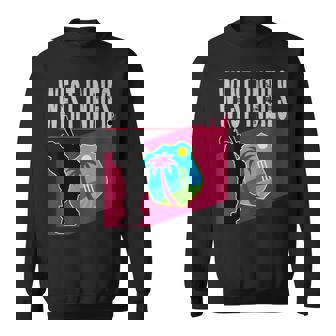 West Indies Flag & Cricket Player & Supporter Top Sweatshirt - Thegiftio UK