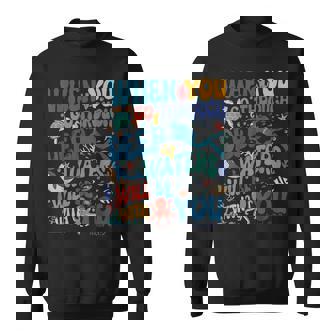 When You Go Through Deep Waters I Will Be With You Vbs 2024 Sweatshirt | Seseable UK