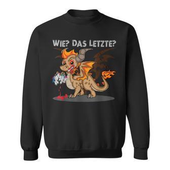 Wie Das Letzte Dragon Eats Unicorn Sweatshirt - Geschenkecke