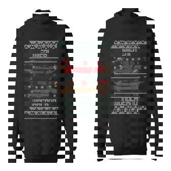 Wiener Wonderland Dachshund Dog Ugly Christmas Sweater Sweatshirt - Thegiftio