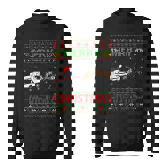 Xmas Sweater Style Ugly Postal Worker Christmas Sweatshirt | Mazezy