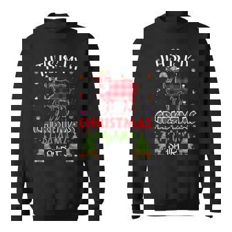 Xmas Tree With Light Sheep Ugly Christmas Sweater Sweatshirt - Monsterry