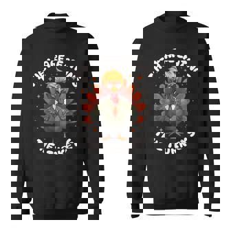 They Are Eating The Turkeys Thankgiving Turkey Sweatshirt - Thegiftio UK