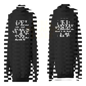 I Yell Because I Care Baseball Lover Sweatshirt - Thegiftio UK
