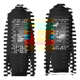 They’Re Eating The Dogs 2024 Retro Dachshund Weiner Sweatshirt - Seseable