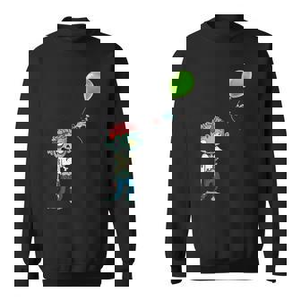 Zombie Birthday Balloon Cute Zombie Sweatshirt - Monsterry