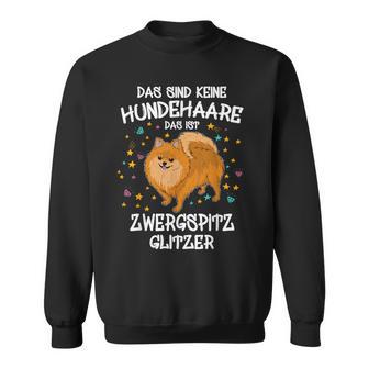 Zwergspitz Glitter Dog Lover Dog Holder Dog Sweatshirt - Geschenkecke