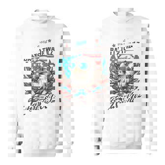 2024 Ballz To The Walz Harris Walz Sunglasses Eagle Election Sweatshirt - Monsterry