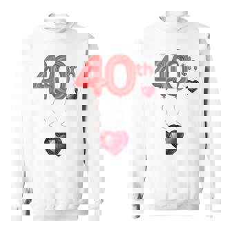 40º Aniversario Número 40º Aniversario De Bodas De Ruby Sin Mangas Camisa de entrenamiento - Regaloses