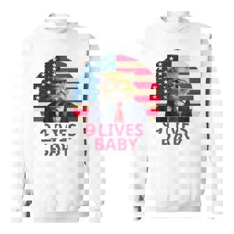 9 Lives Baby Trump Cute Cat 9 Lives Baby Sweatshirt | Mazezy