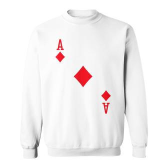 Ace Of Diamonds Costume Halloween Deck Of Cards Sweatshirt - Thegiftio UK