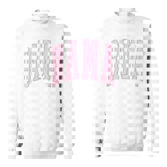 Alabama Bama Vintage Preppy Varsity Pink Sports Sweatshirt | Mazezy