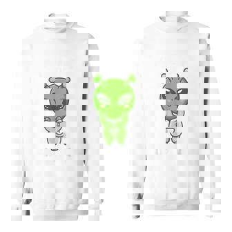 Alien Kawaii Alien Too Cute For This Planet Sweatshirt - Thegiftio