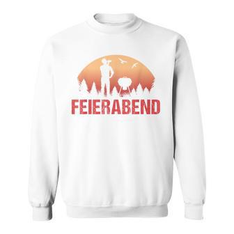 After Arbeit Faul Sein Fun Evening Brown Sweatshirt - Geschenkecke