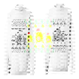 Avocados Ugly Christmas Sweater Xmas Lights Matching Family Sweatshirt - Thegiftio UK