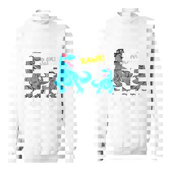 Baby Announcement Dinosaur Promoted To Big Brother Sweatshirt - Monsterry