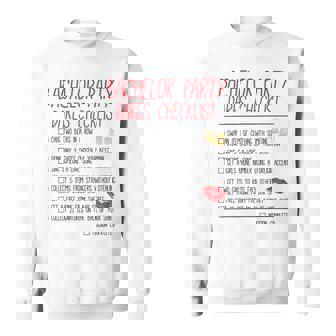 Bachelor Party Checklist Wedding Groom Sweatshirt | Seseable UK